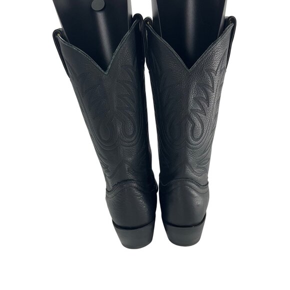 Durango Womens Black Leather Cowboy cowgirl Western Boots Size 8W 8 embroidered - Picture 6 of 15